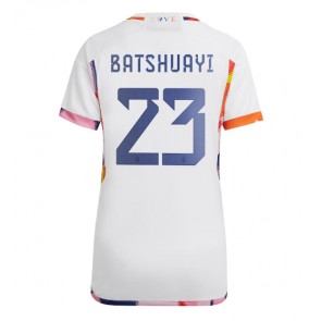 Belgien Michy Batshuayi #23 Replika Udebanetrøje Dame VM 2022 Kortærmet